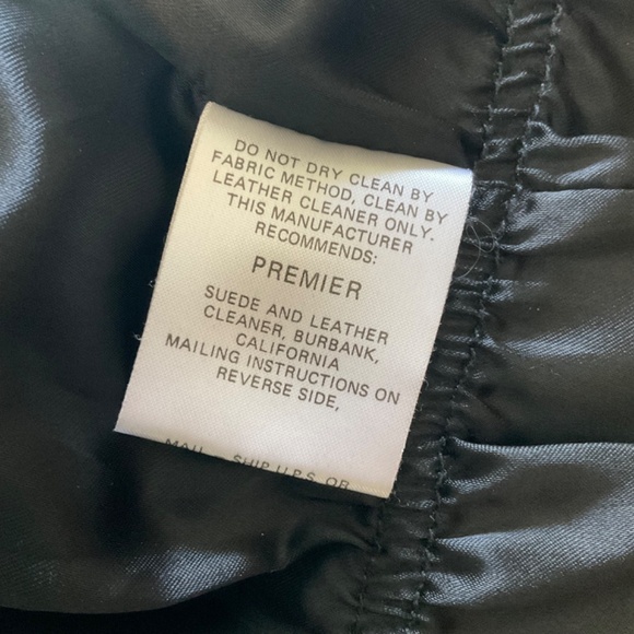 90's VTG Hailey soft LeatherJacket Black Long Drawstring Zip Coat Oversize XS - Picture 14 of 16